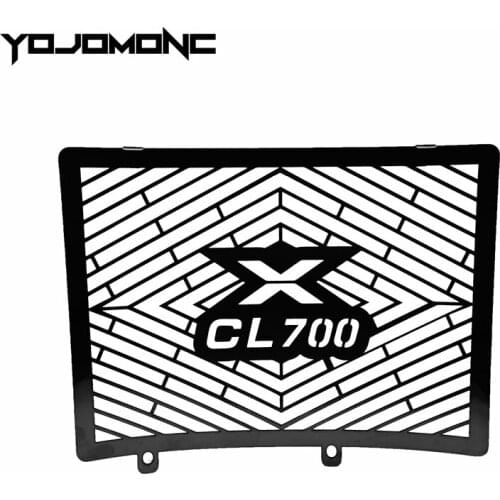 Para cfmoto 700cl-x clx700 clx 700 700clx acessórios da motocicleta grade de radiador guarda capa de proteção de aço inoxidável