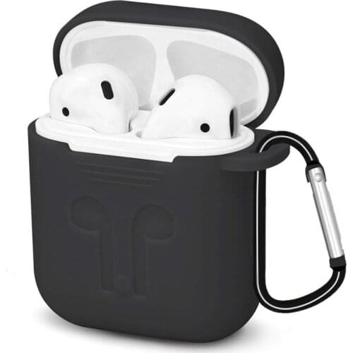 Shockproof premium protective soft silicone skin case cover for ear phone charging pod case