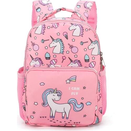PURFAY Student Backpacks Unicorn primary schoolbags girl Waterproof schoolbag cute printing orthopaedics protection Waterproof