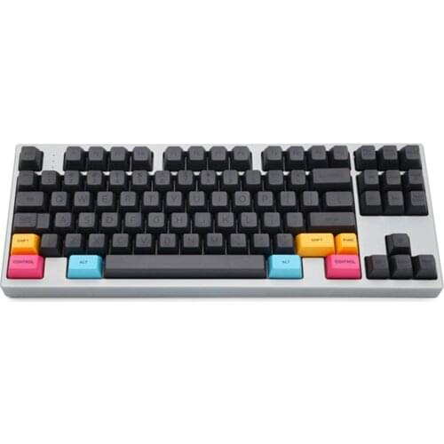 SA Profile BoB Black Character Keycaps 2 Color Molding ABS Keycaps For Cherry Mx Switch Mechanical Gaming Keyboard CMYK Keycaps