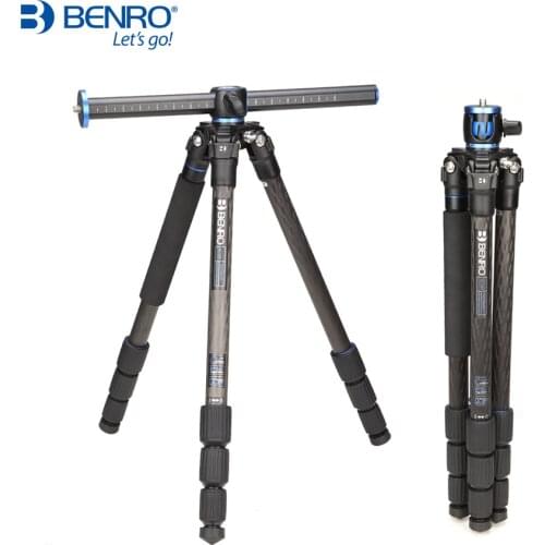 Benro SystemGO GC158T Tripod Carbon Fiber Camera Stand Monopod For DSLR 4 Section Carrying Bag Max Loading 10kg