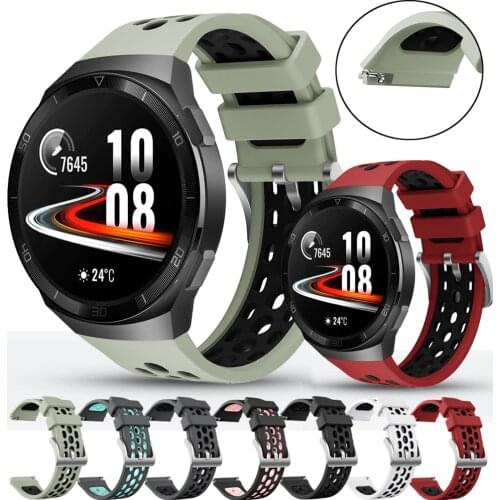 For Huawei gt2e Strap Silicone Wriststrap Bracelet 22mm watch band For huawei watch gt 2e 46mm Watchband ( gt2e Dedicated )