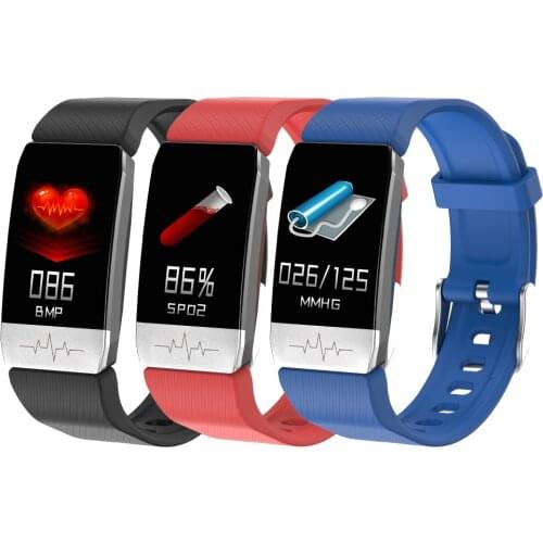 2021 New Smart Bracelet Body Temperature Fitness Tracker Blood Pressure Waterproof Sport Smart Band Sport Men Women Band