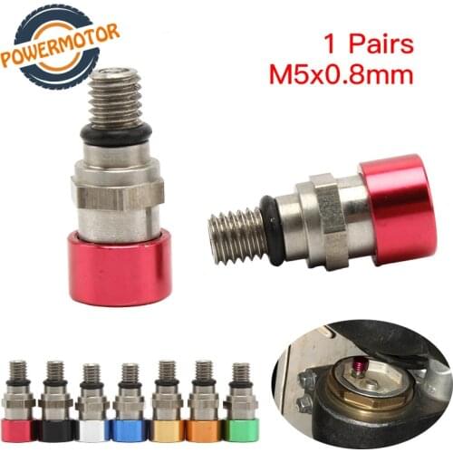 M5x0.8mm Fork Air Bleeder Relief Valve For HondaCR 80 85 125 250 500 CRF 250R 250X 450R 450X 250RX For Kawaaki Yamaa Suuki