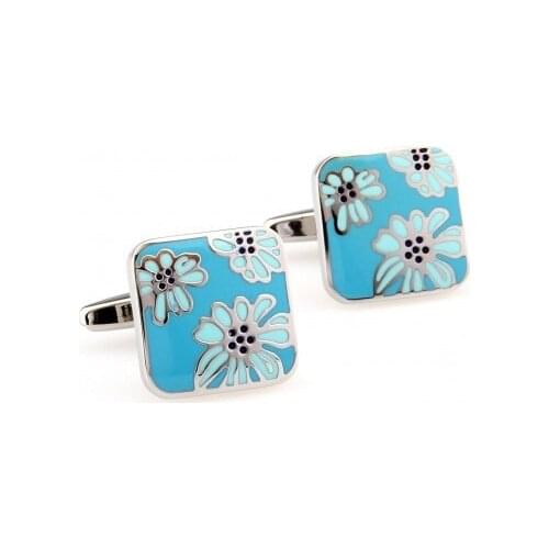 Flower Cufflink 15 Pairs Wholesale Free Shipping