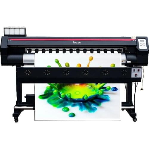 1.6m Locor Wide Format Dye Sublimation Printer Indoor Water Based Ink Printing Machine Inkjet Digital Fabric Textile Plotter
