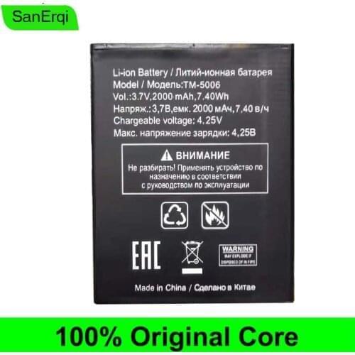 10pcs TM-5006 2000mAh Replacement Li-ion Battery For TEXET TM-5006 Battery