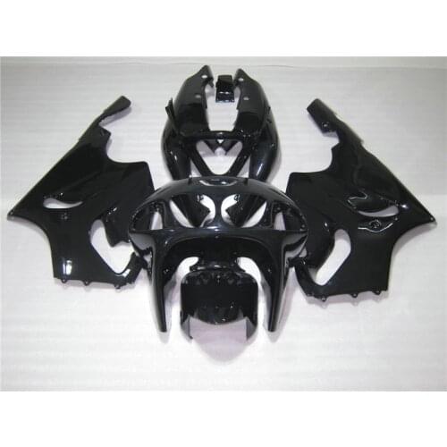 ABS motorcycle Fairing kits for Kawasaki ZX 7R 1996 1997-2002 2003 NINJA zx7r 96-03 ABS all glossy black fairings kit FG25