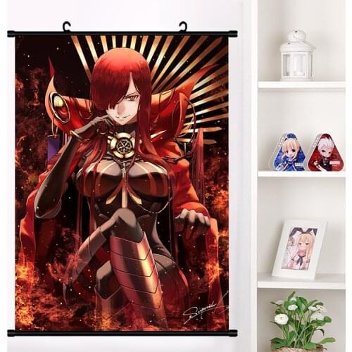 Anime Game Fate/Grand Order Nobunaga Oda Wall Scroll Mural Poster Wall Hanging Poster Otaku Home Decor Collection Art Gift
