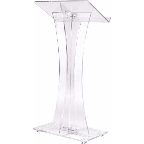 Free Shipping acrylic design style podium / acceptable acrylic podium logo customize