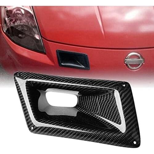 For NISSAN 350Z Z33 2003-2009 Carbon Fiber Right Bumper Air Duct Intake Vent Covers