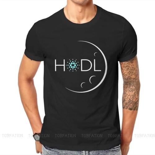 Cardano HODL Moon Cryptocurrency Crypto Miner T Shirt Vintage Grunge Oversized Crewneck TShirt Top sell Harajuku Mens Clothes