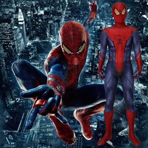 Amazing Spyboy Cosplay Costume 3D Print Lycra Spandex Superhero Zentai Bodysuit Jumpsuits Halloween Costume Biglen for Adult Kid