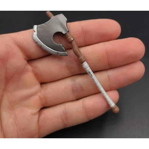 1/12 Scale Soldier Weapon Accessories Battle Axe 6-inch Movable Doll Scene Props And Equipment In Stock