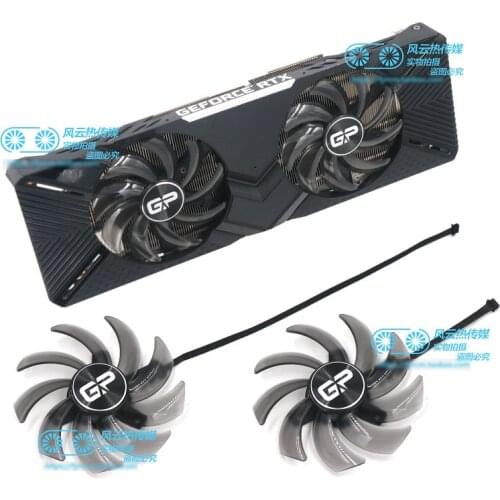 New for PALiT RTX2070 RTX2080 GAMINGPRO DUAL Graphics card cooling fan FDC10H12S9-C