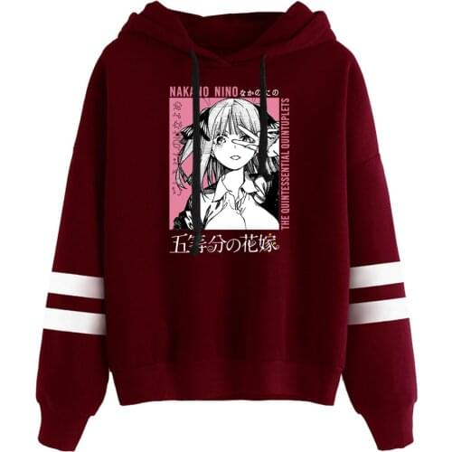 Autumn Hooded The Quintessential Quintuplets Hoodies Men Women Sweatshirts Hip Hop Girls Comic Pullovers Casual Outwear Clothing