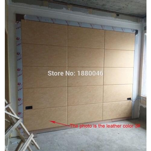 6pcs 60*30cm Custom Eco Friendly Wall Decoration Faux Leather Panels PU Leather Panel 3D Wall Panel And 3D Wall Covering