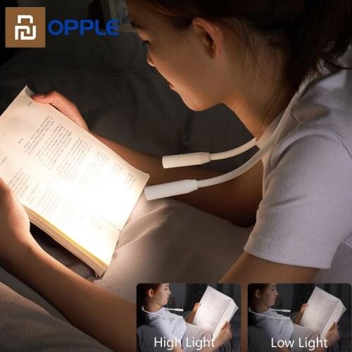 Youpin OPPLE Hanging Neck Light 95Ra Wearable Reading LED Book Light Night Lights USB Charge Flexible Lamp Protable Flashlight