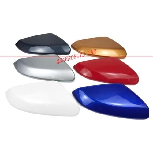 QDAEROHIVE Side Mirror Covers Caps chrome door mirror cover high quality ABS car styling for Honda accord 10th civic 2016-2019