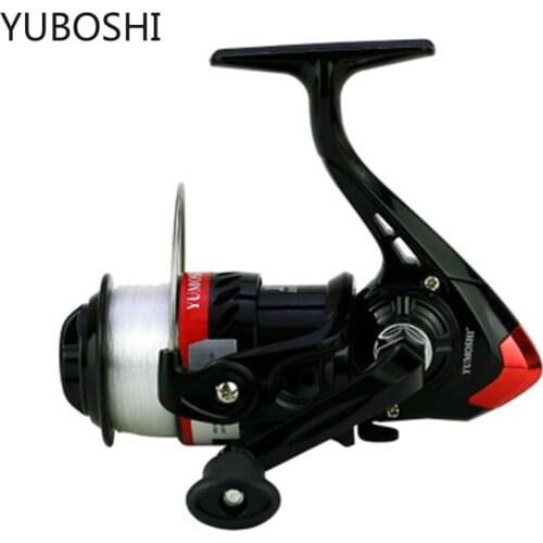 YUBOSHI 3000-7000 Series Spinning Fishing Reels With Fishing Line Three Colors 5.2:1/4.7:1 Gear Ratio Fishing Reel Fishing Tools
