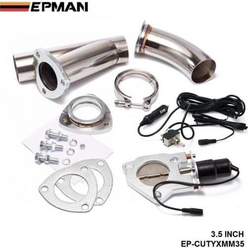 3.5" Electric Cutout/E-Cut Out Valve System W/O Switch for Exhaust Catback/Downpipe For BMW e90 EP-CUTYXMM35