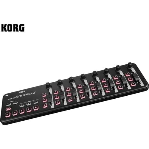 KORG nano KONTROL2 Slim-Line USB Controller Portable MIDI Control Surface MIDI Keyboard Controller & USB Cable MIDI Controller
