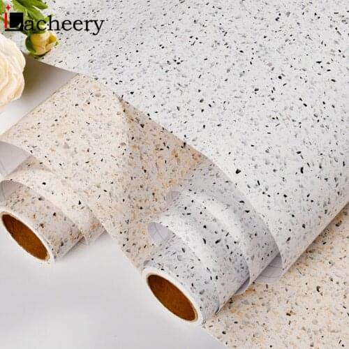 Waterproof Marble Pattern Stickers Oil-proof Wallpaper Self-adhesive Contact Paper Furniture Renovation Wall Sticker Room Decor