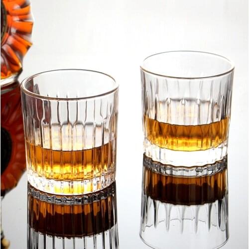 Japanese Handmade Wine Glass Irregular Whisky Liquor Crystal Transparent Wine Glass Heat-Resistant Copas De Vino Drinkware DE50J