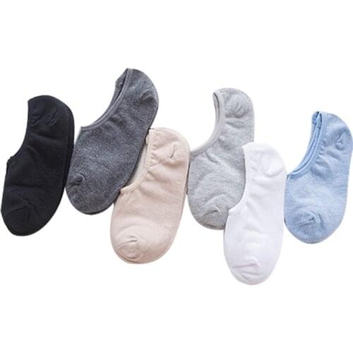 1Pair/lot Fashion Happy Men Boat Socks Summer Autumn Non-slip Silicone Invisible Cotton Socks Male Ankle Sock Slippers