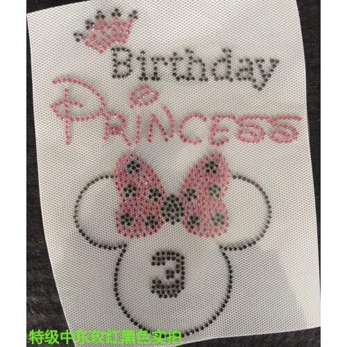 2pc/lot iron on crystal transfers design hot fix rhinestone transfer motifs iron on applique patches for shirt