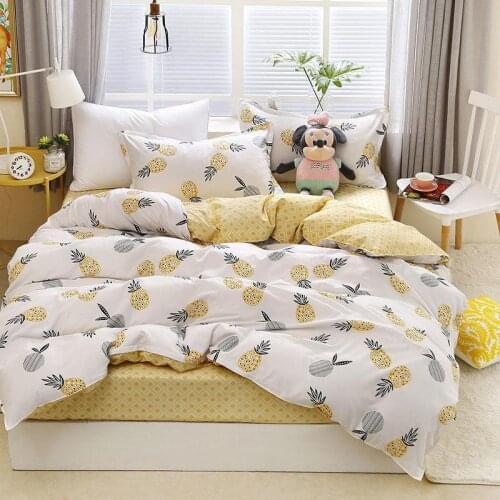 46 Leaf 4pcs Girl Boy Kid Bed Cover Set Duvet Cover Adult Child Bed Sheets And Pillowcases Comforter Bedding Set 2TJ-61020