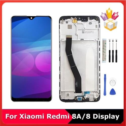 6.22" For Xiaomi Redmi 8A LCD Display Digitizer Assembly For Redmi 8 lcd Panel Touch Screen Replacement With Frame Repair Tools