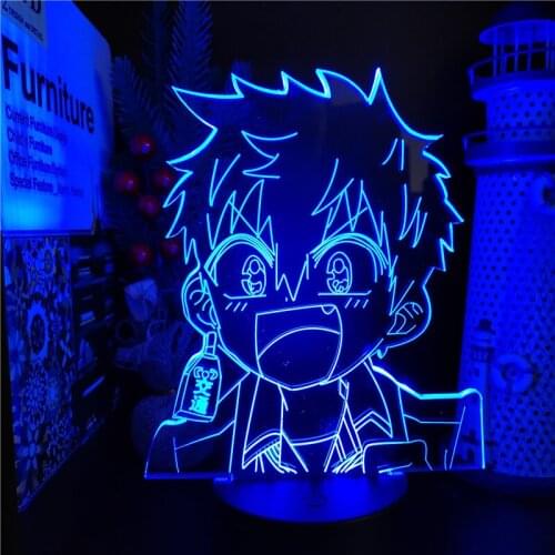 Toilet Bound Hanako Kun Minamoto Kou 3D Illusion Lamp Acrylic Led Night Light for Kids Bedroom Decor Nightlight Anime Desk Lamp