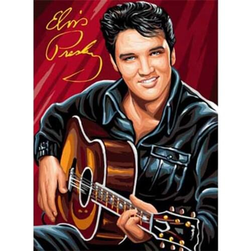 New diamond Painting Cross Stitch Elvis Presley Needlework 5D Diamond Embroidery Full Diy Diamond Mosaic Decoration Resin Kits