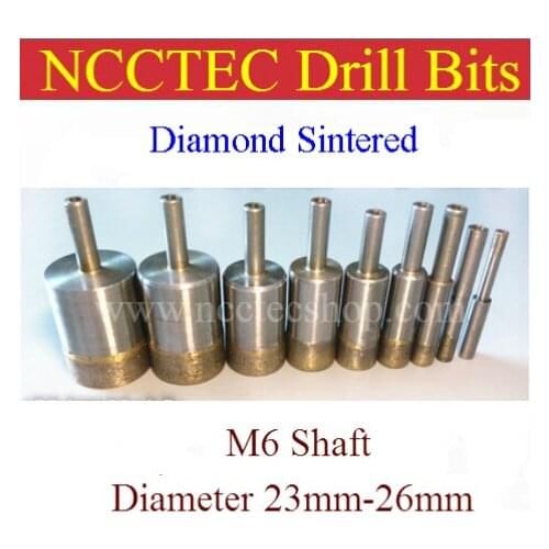 23mm 24mm 25mm 26mm diamond Sintered drill bits | 0.92''-1-1/32'' WET hole saw cutter/1 pcs can drill thousands of holes