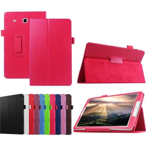 Tab E 9.6 SM-T561 Case Slim Stand PU Leather Stand Cover Case for Samsung Galaxy Tab E 9.6 T560 T561 SM-T560 Tablet Funda #S