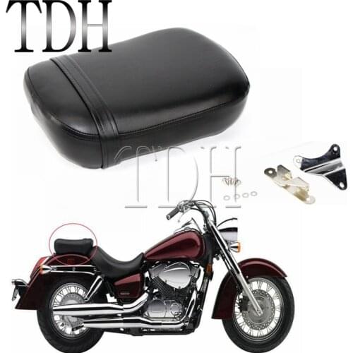Black Motorcycle Rear Seat Passenger Pillion Rear Cushion For Honda Shadow Spirit VT750 ACE VT750C VT750CD 1998-2003
