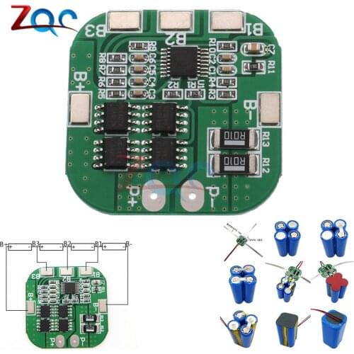 4S 14.8V / 16.8V 20A Peak Li-ion BMS PCM Battery Protection Board BMS PCM for Lithium LicoO2 Limn2O4 18650 LI Battery Module