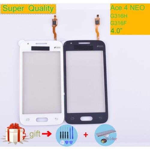 G316 For Samsung Galaxy Ace 4 Neo G316 G316M G316H G316F Touch Screen Panel Sensor Digitizer Front Glass Lens Touchscreen NO LCD
