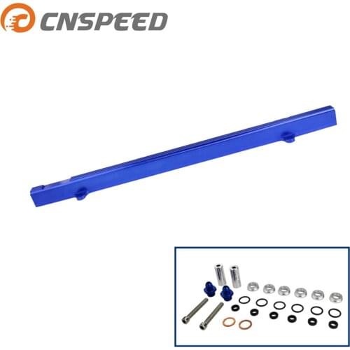 HQ Top Feed Injector High Flow Fuel Rail Kit For Nissan Skyline RB25 ECR33 Blue Fuel Rail Kits Fuel Supply YC100807-BL