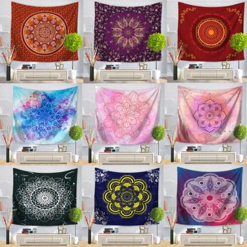 Indian Mandala Tapestry Wall Hanging Sandy Beach Throw Rug Blanket Camping Tent Travel Mattress Bohemian Sleeping Pad Tapestry