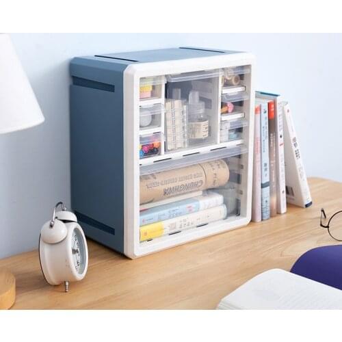 Combinable DIY Drawer Desk Organizer Desktop Storage Box Cosmetic Storage Organizer Makeup Organizer Stationery Jewelry Case