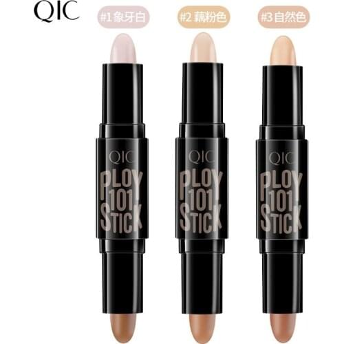 Concealer Stick 2 in 1 Double Head Concealer Repair stick Brighten Concealer Foundation Contour Pen Highter Concealer Stick