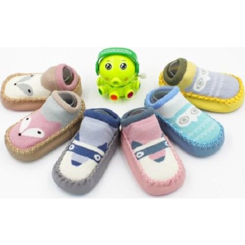 Baby Floor Socks Spring And Autumn Non-slip Children Cartoon Dispensing Socks Baby Toddler Socks Shoes Soft Bottom Socks