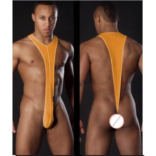 Man Erotic Sexy Strap G-string Mens Mankini Costume Male Underwear Sex Low-waist Strap Gay Thongs SM Mankini Mens Bodysuit
