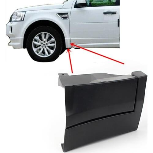 ABS Car Front Left Lower Fender Exterior Moulding Trim for Land Rover Range Rover Evoque 2012 2013 2014 2015 2016 2017 2018