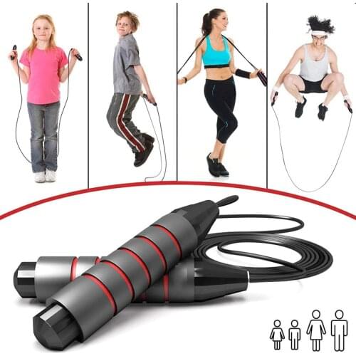 Tangle-Free Bearings Rapid Speed Jump Rope Crossfit Excercise Home Fitness Workout Jumping Equipments Skipping Rose Unisex Kids