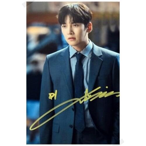 Signed Ji Chang Wook autographed original photo 6 inches free shipping 082017E