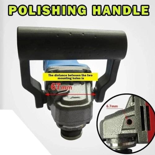 Thread Auxiliary Angle Grinder Handle Non-slip Shock-absorbing Handle for Angle Grinder Grinding Machine Auxiliary Handle