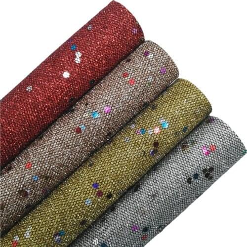 Mesh Glitter Faux Fabric sheets for Bows Earrings DIY A4 SIZE 6S101C